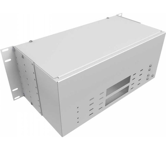 Кросс оптический NTSS 19'' частично укомплектованный 4U, 96/144 порта SС (планки SC 16 портов-9шт, планка-заглушка-3шт, сплайс-кассета-5шт) серый RAL 7035 NTSS-RFOB-4U-96/144-SC-S0060