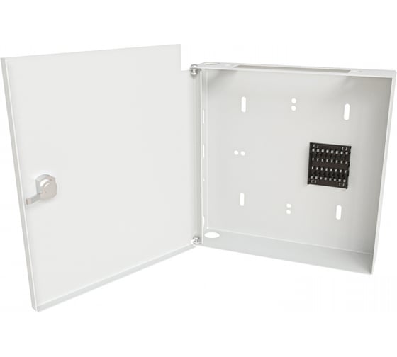 Кросс оптический настенный NTSS Мини, укомплектованный, 4 порта LC/UPC duplex, 50/125 мкм ОМ3 (планка, ложемент, пигтейлы, КДЗС, адаптеры) серый RAL 7035 NTSS-WFOBМн-4-2LC/U-503-SP1.5G1AY