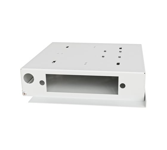 Кросс оптический настенный NTSS Мини, укомплектованный, 4 порта LC/UPC duplex, 50/125 мкм ОМ3 (планка, ложемент, пигтейлы, КДЗС, адаптеры) серый RAL 7035 NTSS-WFOBМн-4-2LC/U-503-SP1.5G1AY