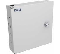 Кросс оптический настенный NTSS Мини, укомплектованный, 4 порта FC/APC, 9/125 мкм (сплошная панель, ложемент, пигтейлы, КДЗС, адаптеры) серый RAL 7035 NTSS-WFOBМн-4-FC/A-9-SP1.5G0AY