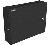 Кросс оптический настенный частично укомплектованный 48 портов 2LC (планка 2LC 24 порта - 2шт, сплайс-кассета-3шт) черный RAL 9005 -WFOB-48-2LC-S0040-BL NTSS  NTSS-WFOB-48-2LC-S0040-BL