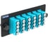 Сменная планка NTSS PREMIUM 6 LC Quadro ОМ3 адаптеры в комплекте для оптического кросса MTP/MPO NTSS-APA-PM-6LCQ-OM3-BL 1