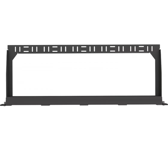 Наборная 19” патч-панель NTSS PREMIUM для 4 кассет MTP, 1U, черная NTSS-RP-PM-1U-C04-MTP-BL