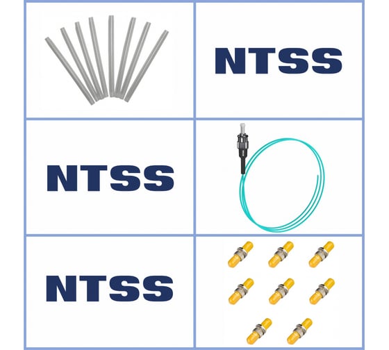 Кросс оптический настенный NTSS Мини, укомплектованный, 4 порта ST/UPC, 50/125 мкм ОМ3 (сплошная панель, ложемент, пигтейлы, КДЗС, адаптеры) серый RAL 7035 NTSS-WFOBМн-4-ST/U-503-SP1.5G0AY