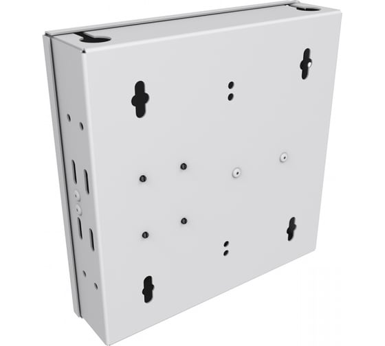 Кросс оптический настенный NTSS Мини, укомплектованный, 2 порта LC/UPC duplex, 50/125 мкм ОМ3 (сплошная панель, ложемент, пигтейлы, КДЗС, адаптеры) серый RAL 7035 NTSS-WFOBМн-2-2LC/U-503-SP1.5G0AY