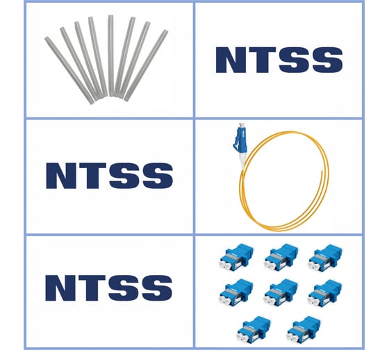 Кросс оптический настенный NTSS Мини, укомплектованный, 2 порта LC/UPC duplex, 9/125 мкм (сплошная панель, ложемент, пигтейлы, КДЗС, адаптеры) серый RAL 7035 NTSS-WFOBМн-2-2LC/U-9-SP1.5G0AY