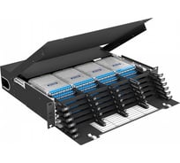 Кросс распределительный стоечный выдвижной NTSS 19” PREMIUM RRDC 2U, 24 CSM MTP кассет, черный NTSS-RsFOB-PM-2U-CSM-24-MTP-BL