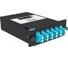 Кассета кроссовая NTSS PREMIUM 1 разъем MTP/UPC (male) 50/125 OМ3, на 12 LC/UPС (6 DLC/UPC), полярность А, черный NTSS-C-PM-503-1xMTP(m)/U-12xLC/U-A-BL 1