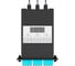 Кассета кроссовая NTSS PREMIUM 3 разъема MTP/UPC (male) 50/125 OМ3, на 36 LC/UPС (9 QLC/UPC), полярность А, черный NTSS-C-PM-503-3x12MTP(m)/U-36xLC/U-A-BL 2