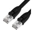 Прямой литой патч-корд GCR LSZH PROF категории 8 ethernet 0.3m F/FTP, RJ45, CU, 26 AWG, черный, экранированный, VIV52I980 1