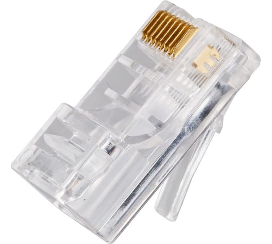 Коннектор Retic 8P8C (RJ-45) cat. 5e сквозной 1000 шт CN-8P8C-C5E-U-H-RTC/1000