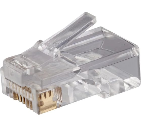 Коннектор Retic 8P8C (RJ-45) cat. 5e сквозной 1000 шт CN-8P8C-C5E-U-H-RTC/1000