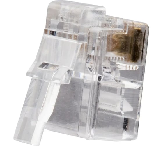 Коннектор для телефонного кабеля Retic 6P4C (RJ-11) медный, 1000 шт CN-6P4C-U-RTC/1000