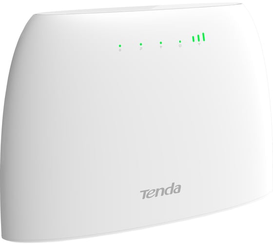 Wi-Fi Роутер Tenda 4G03 N300, 2,4 ГГц до 300 Мбит/с, LTE/3G/4G до 150 Мбит/с, SIM-слот, 4 внутренние антенны 10000085688