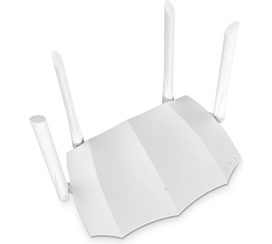 Двухдиапазонный WiFi роутер Tenda AC5 V3.0 AC1200, до 300 Мбит/с на 2,4 ГГц + до 867 Мбит/с до 5 ГГц, LAN 3x100 Мбит/с, WAN 1x100 Мбит/с, 4*6dBi антенны, белый корпус 10000089762