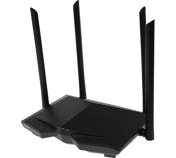 Двухдиапазонный WiFi роутер Tenda AC6 AC1200, до 300 Мбит/с на 2,4 ГГц + до 867 Мбит/с до 5 ГГц, LAN 3x100 Мбит/с, WAN 1x100 Мбит/с, 4*5dBi антенны 10000033896