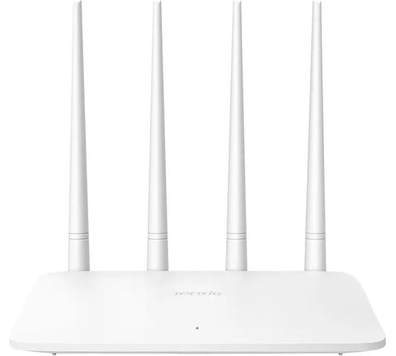 Wi-Fi роутер Tenda F6 N300, до 300 Мбит/с на 2,4 ГГц, LAN 3x100 Мбит/с, WAN 1x100 Мбит/с, 4x5dBi антенны, белый корпус 10000092812