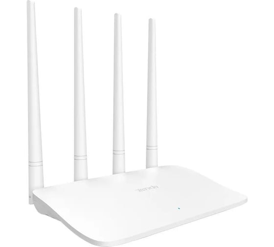 Wi-Fi роутер Tenda F6 N300, до 300 Мбит/с на 2,4 ГГц, LAN 3x100 Мбит/с, WAN 1x100 Мбит/с, 4x5dBi антенны, белый корпус 10000092812