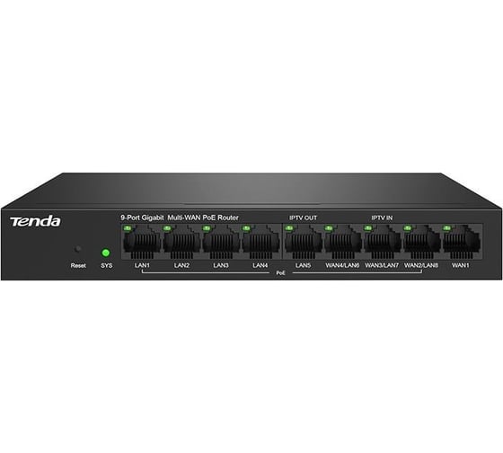 Гигабитный Ethernet-маршрутизатор Tenda G0-8G-PoE 8-портовый PoE 10000148171 1