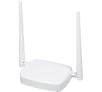 Wi-Fi роутер Tenda N301 N300, до 300 Мбит/с на 2,4 ГГц, LAN 3x100 Мбит/с, WAN 1x100 Мбит/с, 2x5dBi антенны, белый корпус 10000033905