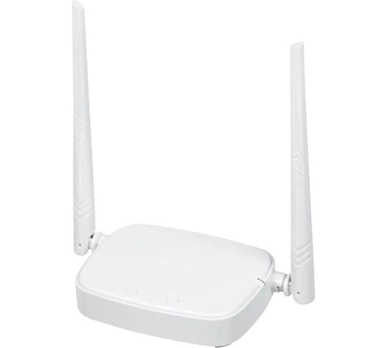 Wi-Fi роутер Tenda N301 N300, до 300 Мбит/с на 2,4 ГГц, LAN 3x100 Мбит/с, WAN 1x100 Мбит/с, 2x5dBi антенны, белый корпус 10000033905