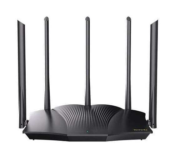 Двухдиапазонный гигабитный Wi-Fi роутер Tenda TX12 Pro Wi-Fi 6 AX3000, до 574 Мбит/с на 2,4 ГГц + до 2402 Мбит/с на 5 ГГц, LAN 3x1Гбит/с, WAN 1x1Гбит/с, 5 антенн 10000144938