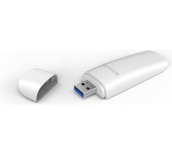 Двухдиапазонный Wi-Fi адаптер Tenda U12 AC1300, 2,4/5 ГГц, USB3,0, до 1300 Мбит/с, внутренняя антенна, передатчик 20 dBm 10000037168