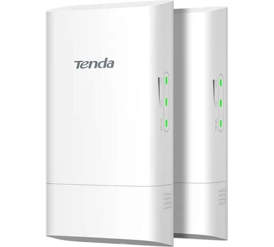 Наружная точка доступа Tenda O1-5G (2-pack) (комплект 2 шт), 5 ГГц, до 867 Мбит/с, внутренняя антенна 1x9dBi, IP65, PoE, LAN 1x100 Мбит/с 10000145865