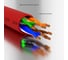 Прямой литой патч-корд RJ45 GCR 30.0m UTP категории 5e, красный, 24 AWG, 1 Гбит/с, T568B, VIVLNIC04-30.0m 3