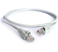 Прямой патч-корд RJ45 GCR ethernet 15.0m UTP OEM категории 5е, CCS белый/серый, VIVLNIC03-15m