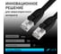 Прямой литой патч-корд RJ45 GCR LSZH PROF категории 8 ethernet 0.5m F/FTP, CU, 26 AWG, черный, экранирование, VIV52I346 2