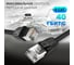 Прямой литой патч-корд RJ45 GCR LSZH PROF категории 8 ethernet 0.5m F/FTP, CU, 26 AWG, черный, экранирование, VIV52I346 3
