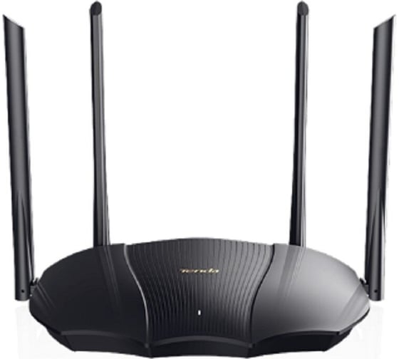Двухдиапазонный гигабитный Wi-Fi-роутер Tenda TX12 Wi-Fi 6 AX3000, до 574 Мбит/с на 2,4 ГГц + до 2402 Мбит/с на 5 ГГц, LAN 2x1Гбит/с, WAN 1x1Гбит/с, 4 антенны 10000144939