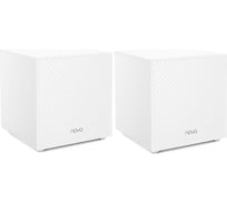 Трехдиапазонная гигабитная Wi-Fi Mesh система Tenda MW12 (2-pack) АС2100, до 300 Мбит/с на 2,4 ГГц + до 867 Мбит/с на 5 ГГц, LAN 2x1Гбит/с, WAN 1x1 Гбит/с, 4 встроенные антенны 10000091797