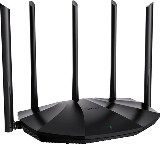 Двухдиапазонный гигабитный Wi-Fi роутер Tenda TX2 Pro Wi-Fi 6 AX1500, до 300 Мбит/с на 2,4 ГГц + до 1201 Мбит/с на 5 ГГц, LAN 3x1Гбит/с, WAN 1x1Гбит/с, 5 антенн 10000106198