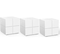Домашняя гигабитная Wi-Fi Mesh система Tenda MW6 (3-pack) АС2100, до 300 Мбит/с на 2,4 ГГц + до 867 Мбит/с на 5 ГГц, LAN 2x1Гбит/с, 2 встроенные антенны 10000043842