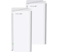 Трехдиапазонная гигабитная Wi-Fi Mesh система Tenda MX21 Pro (2-pack) AXE5700, 2,4/5/6 ГГц, до 5665 Мбит/с, 3x1Гбит/с, 7 встроенных антенн 10000145753