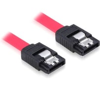 Интерфейсный кабель GCR SATA II 0.5m SATA II-SATA II до 3Gbps, 26 AWG, 7pin, с фиксаторами, VIVSTI102-0.5m