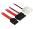 Комплект кабелей GCR Slim SATA Slim SATA 13pin/SATA II до 3Gbps 7pin/Molex 4pin 50см, VIVSTI302 1