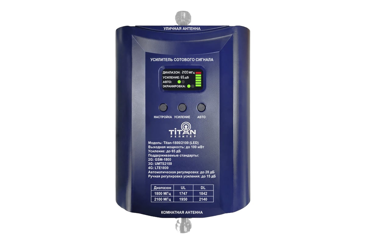 Комплект: репитер сотовой связи/усилитель сотовой связи и интернета ...