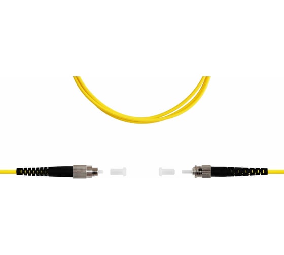 Патч-корд оптический SUPRLAN ВО SM(G.652.D), FC/UPC-ST/UPC, 3.0мм, simplex, LSZH, 1м 09-05035 1