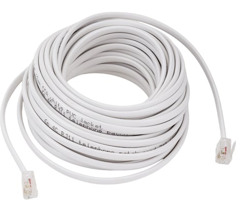 Телефонный удлинитель TDM ELECTRIC народный 10м, белый SQ0116-0005
