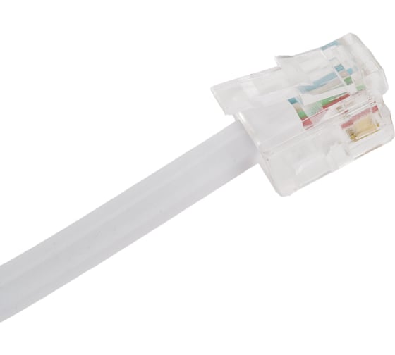 Телефонный удлинитель TDM ELECTRIC народный 10м, белый SQ0116-0005