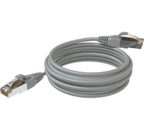 Патч-корд SYSMATRIX экранированный, RJ-45, Кат.5е, 5 метров, LSZH, серый, PC PC 4545.5ES26.5LSZHGY