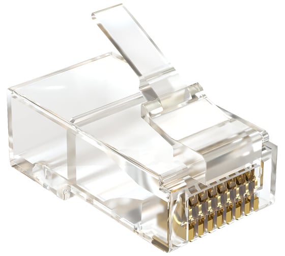 Коннектор SYSMATRIX Rj-45, Кат.5е, неэкранированный PLUG 8P8C5EU.UW