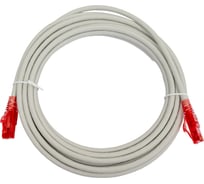 Патч-корд Hyperline PC-LPM-UTP-RJ45-RJ45-C5e-5M-LSZH-GY U/UTP, Cat.5e (100% Fluke Componen 42301