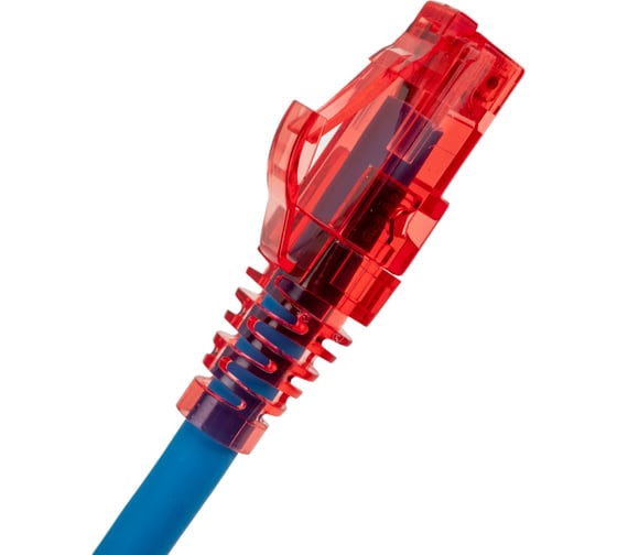 Патч-корд Hyperline PC-LPM-UTP-RJ45-RJ45-C5e-5M-LSZH-BL U/UTP, Cat.5е 100% Fluke Component 30957