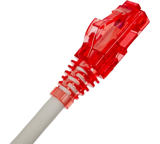Патч-корд Hyperline PC-LPM-UTP-RJ45-RJ45-C5e-3M-LSZH-GY U/UTP, Cat.5e 100% Fluke Componen 42273
