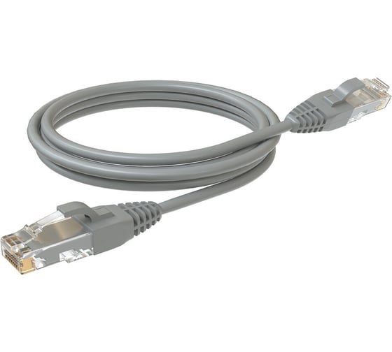 Патч-корд U/UTP SYSMATRIX категория 5е 2xRJ45 неэкранированный серый LSZH 3м (10шт. в упаковке) PC 4545.5EU26.3LSZHGY.VI10