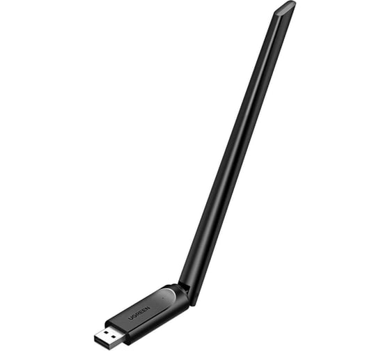 Wi-Fi Адаптер UGREEN CM763 35265 AX900 USB-A High-Gain Dual Band Wi-Fi Adapter. Цвет: черный 35265_